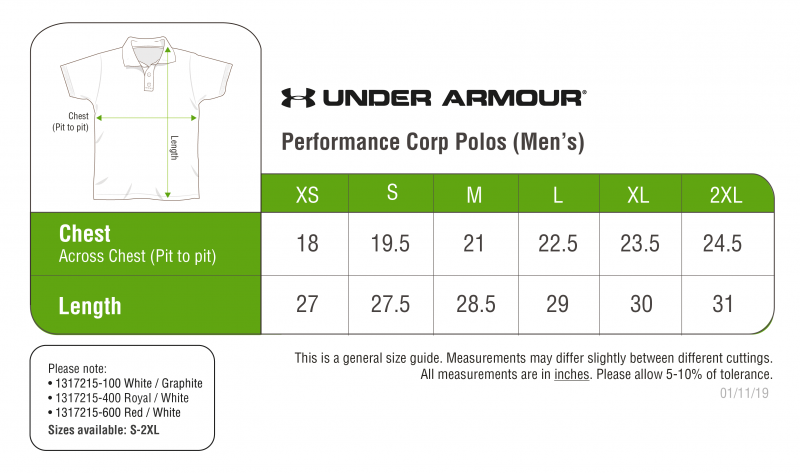 UNDER ARMOUR Men Performance Corp Polos AK0039 - Promotional Business ...